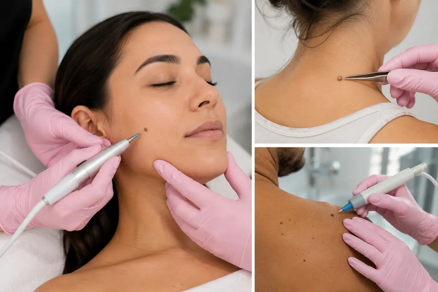 Mole, Skin Tag & Benign Skin Lesion Treatments Clinical examples of mole removal, skin tag removal, and benign skin lesion treatments performed at Englewood Med Spa.