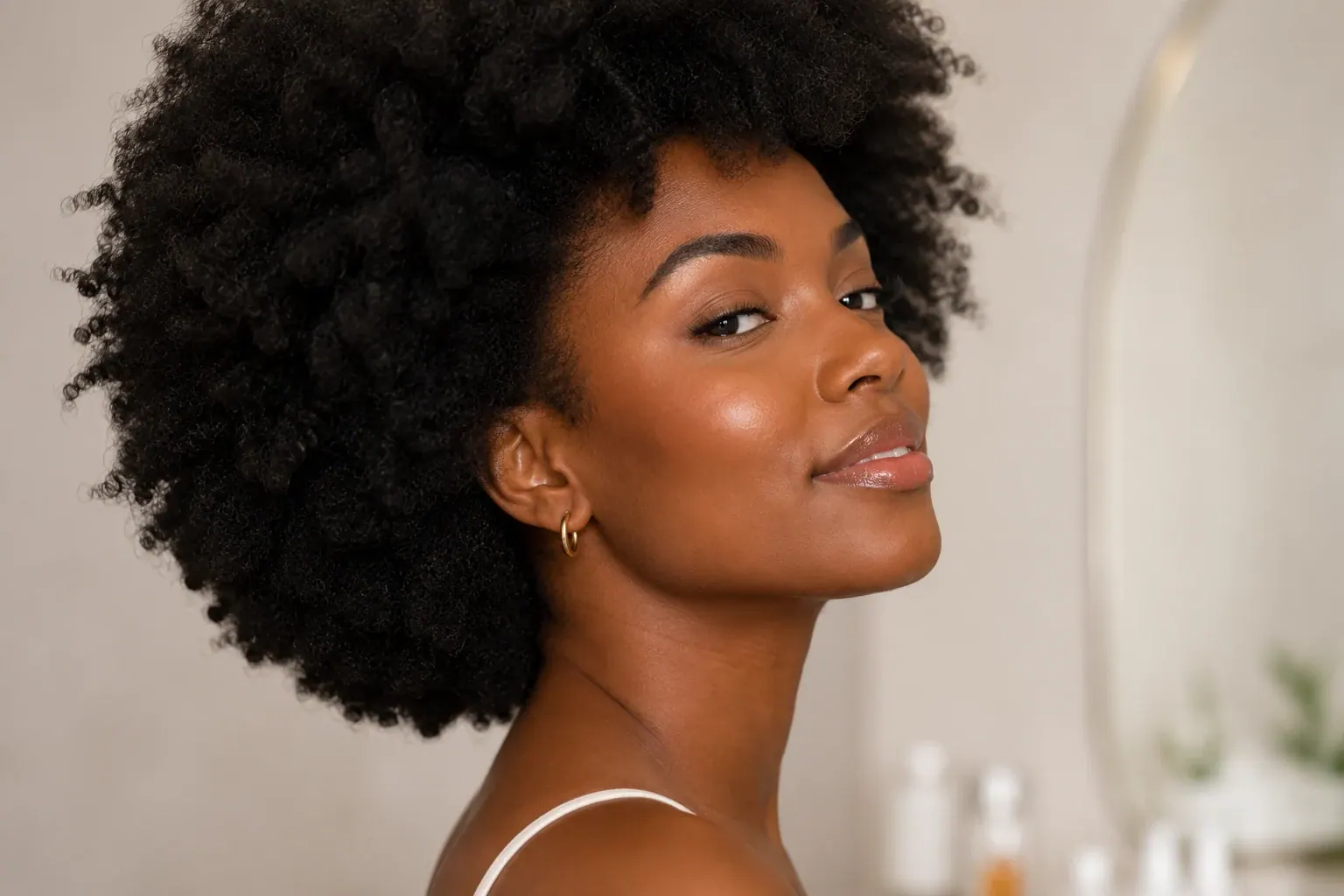 Fat Dissolving Injections (Kybella®) | Englewood Med Spa Beautiful woman with a naturally sculpted jawline after fat dissolving injections (Kybella®) at Englewood Med Spa in Bergen County, New Jersey.