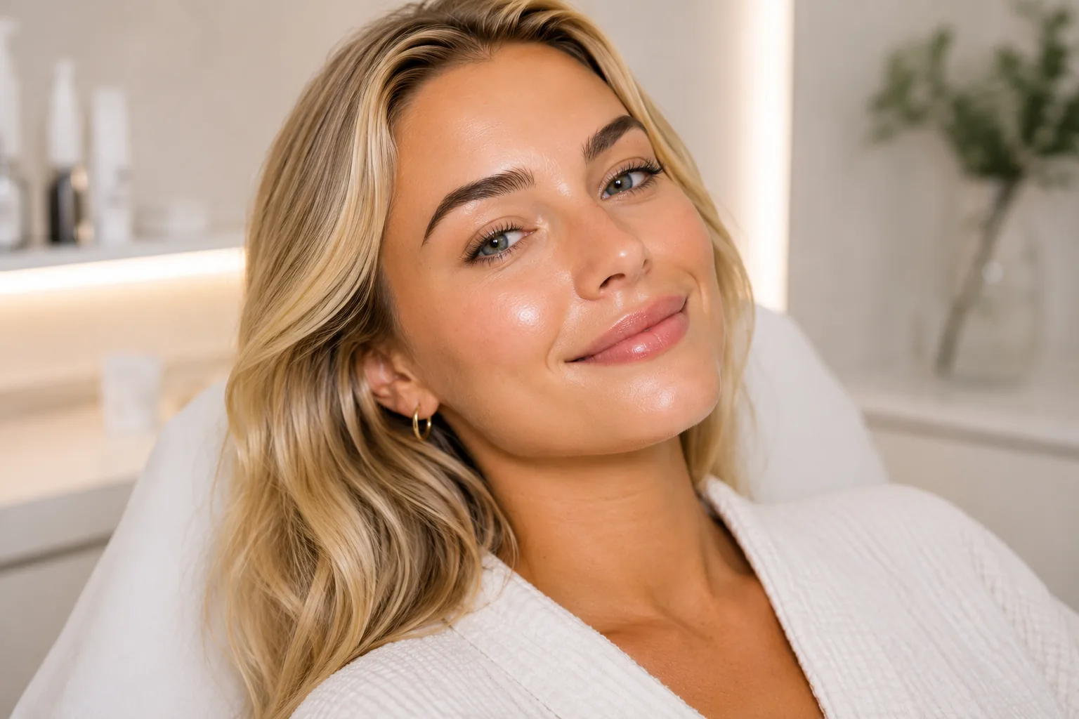 Erbium Laser Resurfacing | Englewood Cosmetic Medical Spa, Bergen County NJ Patient with smooth, glowing skin after Erbium laser resurfacing at Englewood Cosmetic Medical Spa in Englewood, NJ