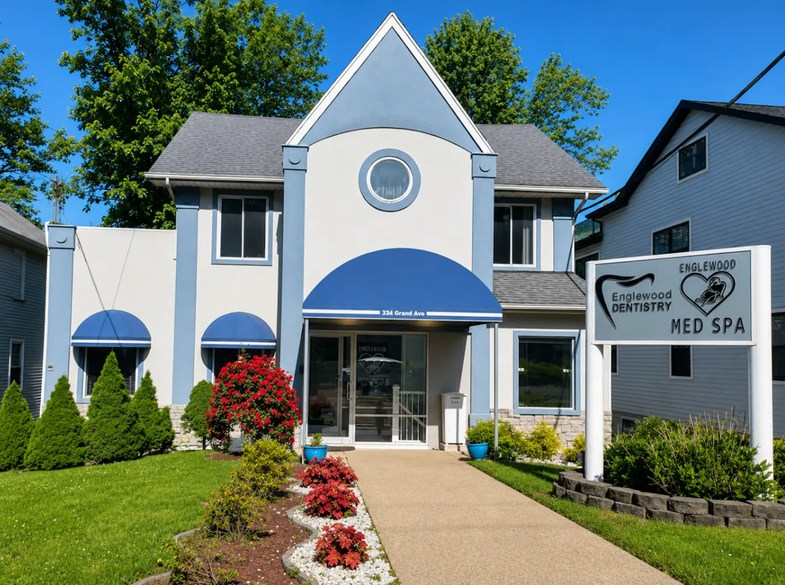 Englewood Cosmetic Medical Spa building exterior at 334 Grand Ave