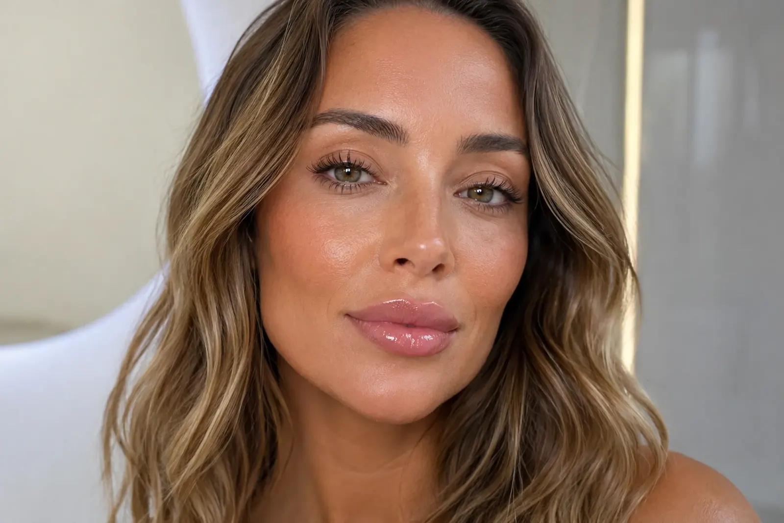 Natural Lip Enhancement | Englewood Med Spa Woman with naturally enhanced, fuller lips after lip enhancement treatment at Englewood Med Spa in Bergen County, New Jersey.